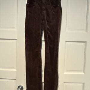 Women's Dark Brown Straight-Leg Jeans